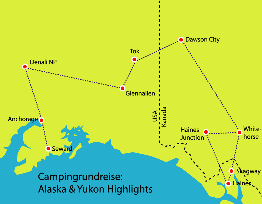 Campingreise Yukon Alaska
