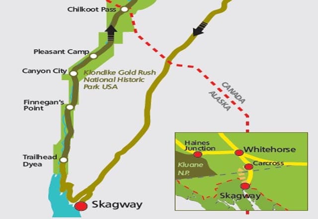 Chilkoot Trail im Yukon