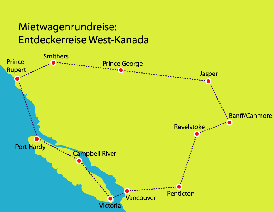 Entdeckerreise Westkanada