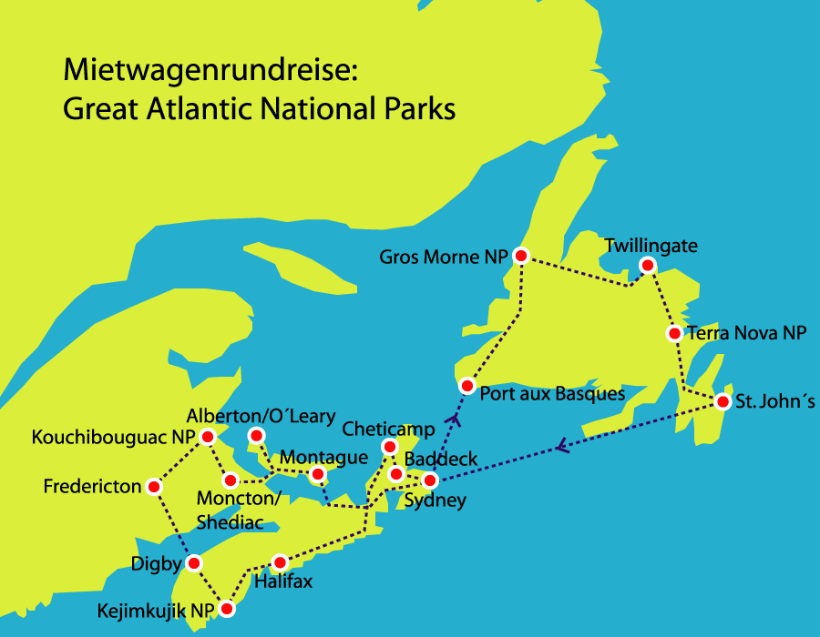 Nationalparks Atlantik Kanada