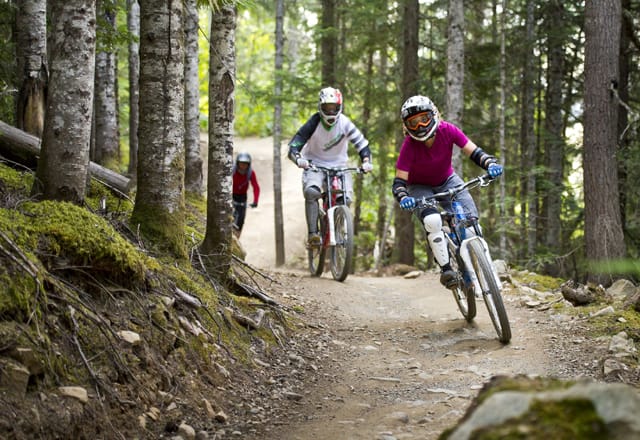 Mountainbike in den Nationalparks in Westkanada