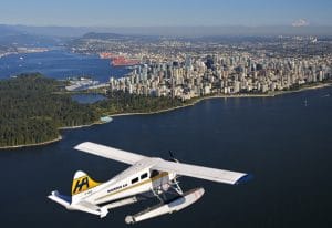 Flug von Vancouver Harbour nach Victoria