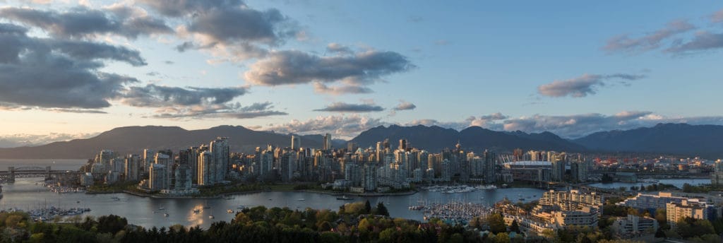 Skyline von Vancouver während einer Gruppenreise