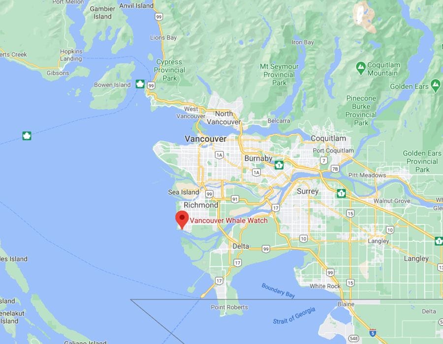 Vancouver Karte Steveston