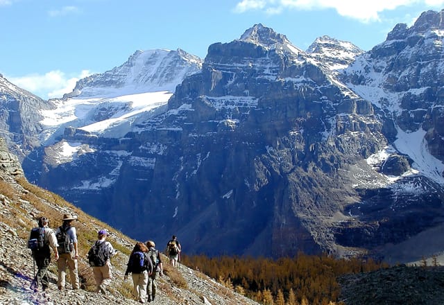 Wandern in den Rocky Mountains in Kanada