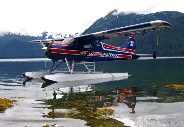 Wasserflugzeug in Westkanada