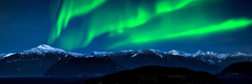Polarlichter in Kanadas Norden