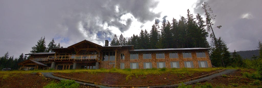 Island Vancouver Kanada idyllisch gelegene Lodge