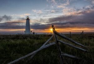 Leuchtturm in Neufundland Kanada