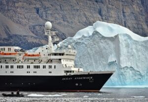 Kreuzfahrtschiff Gletscher