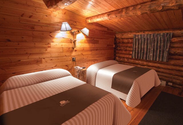 Doppelzimmer in der Lazy Bear Lodge